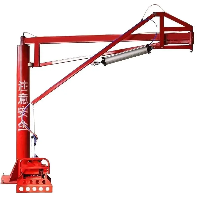 

Mobile pneumatic machinery breakthrough point cement hauler booster cement moving artifact robotic arm