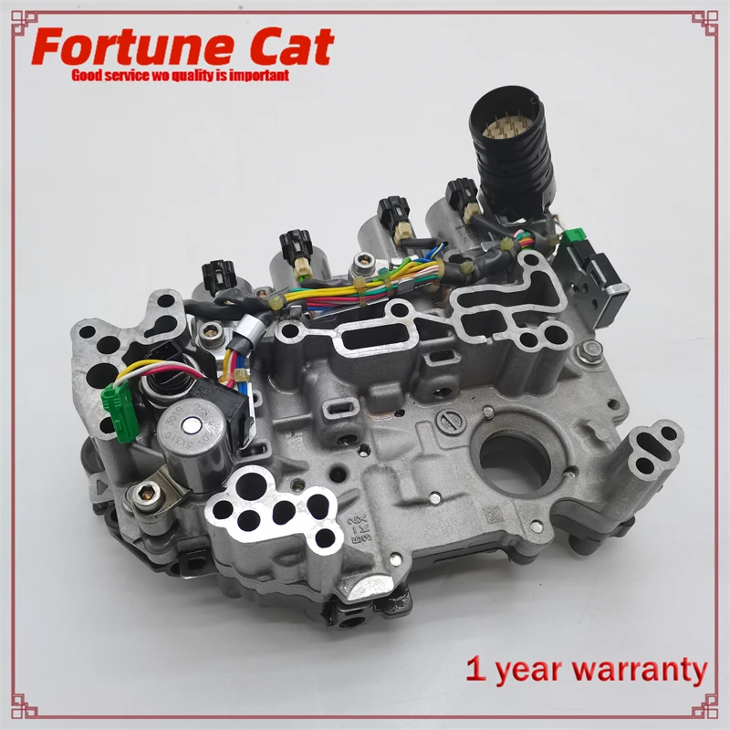 100% New JF015E RE0F11A CVT Transmission Valve Body With Solenoids For Nissan Sentra Note Versa Altima Bluebira Elgrand Suzuki