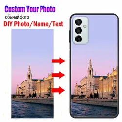 삼성 갤럭시 M23 A14 M35 5G M13 M55 M14 A13 DIY 전화 커버 A 14 디자인 사진 실리콘에 대한 사용자 정의 개인화 된 사진 케이스