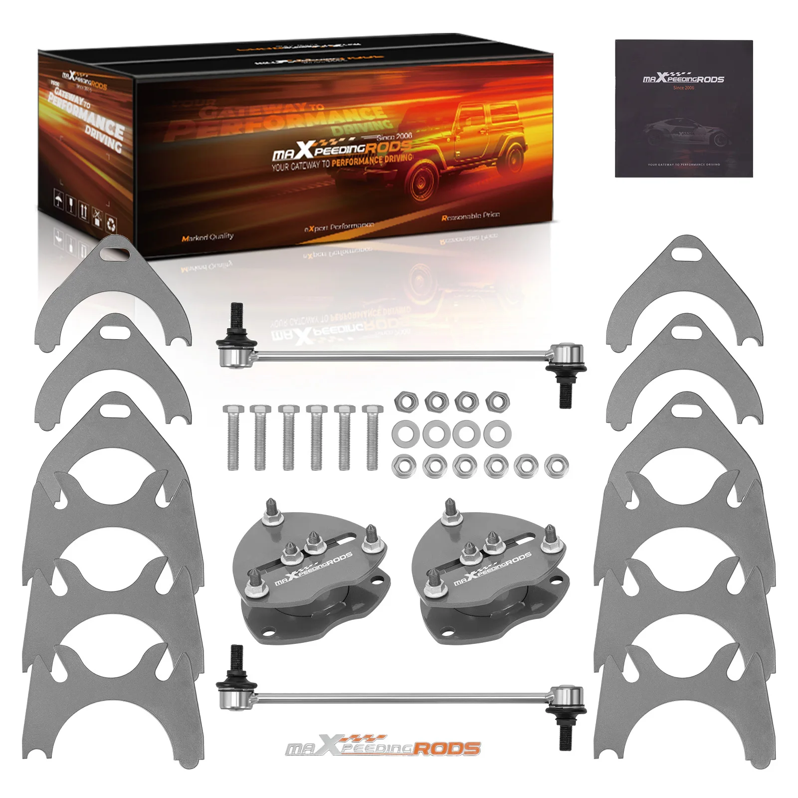 

Front 2" + Rear 1.5" Leveling Lift Kit For Honda Ridgeline 17-23 Spacer