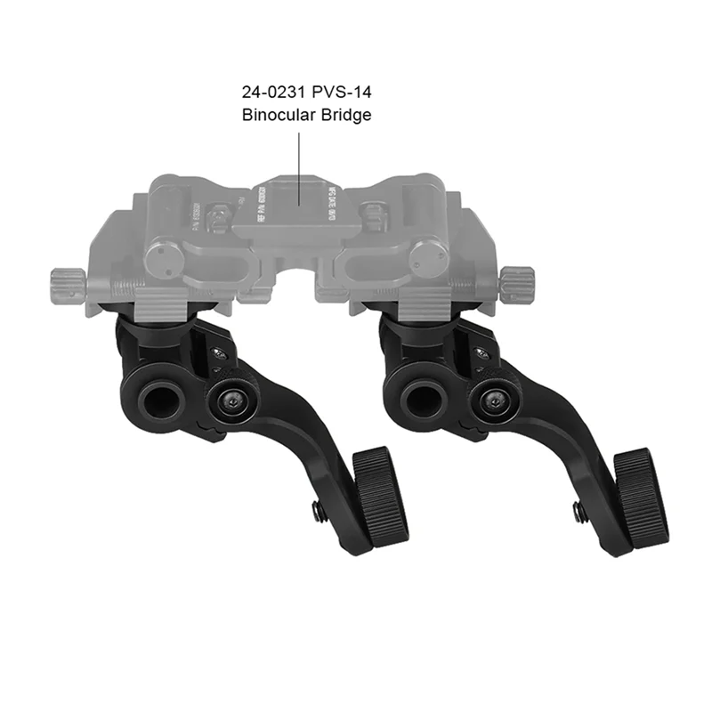 

N01R-5X PVS-14 Dovetail J Arm Bracket NVG J Arm Night Vision Mount Aluminum Helmet Adapter