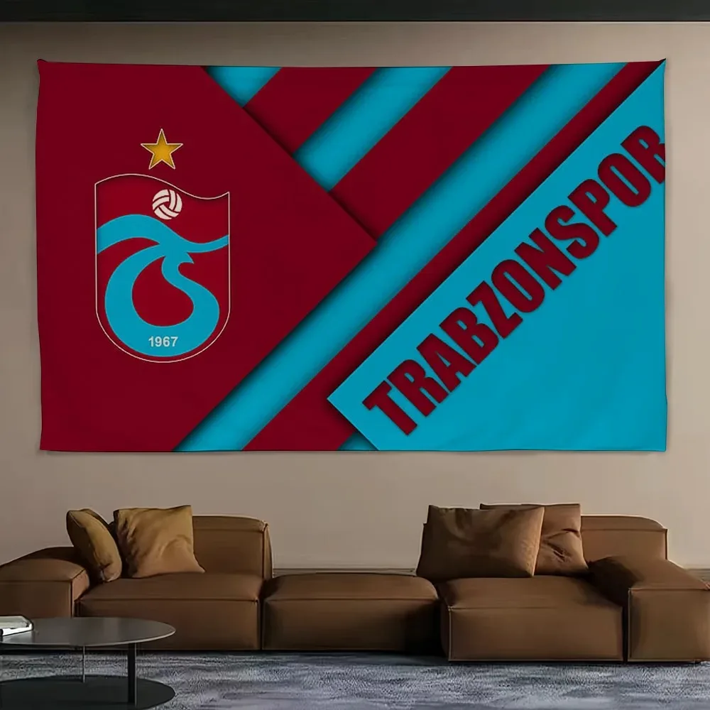 Soccer Club Cool T-trabzonspor Fc Wandteppich, Hintergrund, Hängetuch, Schlafzimmer, Raumdekoration, ästhetischer Wandteppich, Wanddekoration, Party