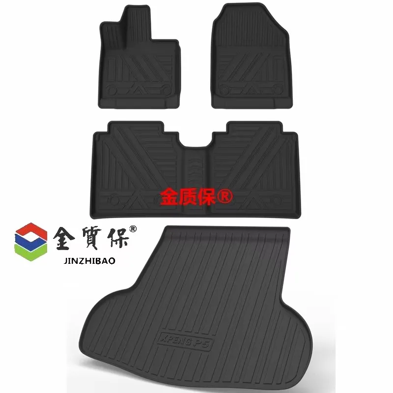Utilizzare per Xpeng P5 tappeto per auto Xpeng P5 tappetini per auto Xpeng P5 tappetini per bagagliaio Xpeng P5 pad impermeabile Xpeng P5 TPE tappetini P5 mat