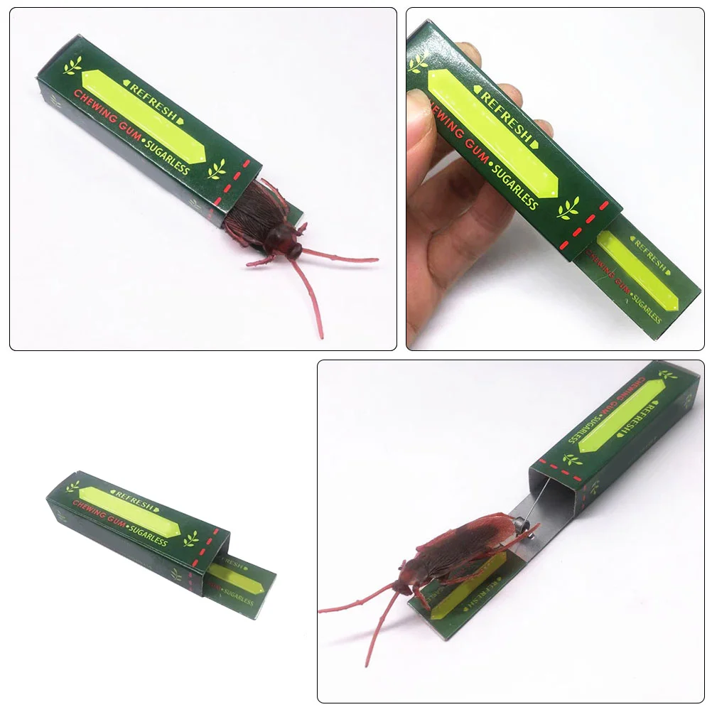 만우절 할로윈 장난용 시뮬레이션 바퀴벌레 모양 껌