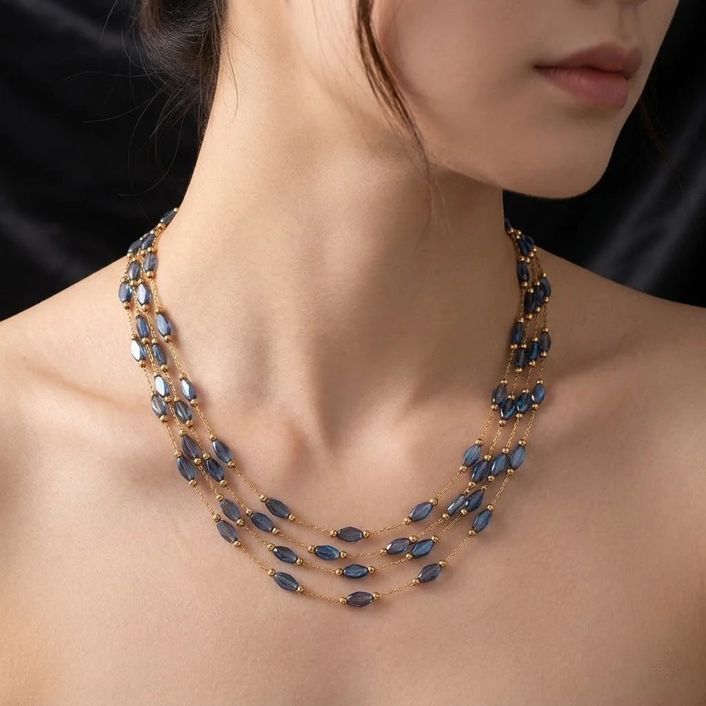 1Meter Stainless Steel Gold Beaded Crystal Rhombus Chains For DIY Bracelets Necklaces Earrings Jewelry Making Supplies No Fade view 5