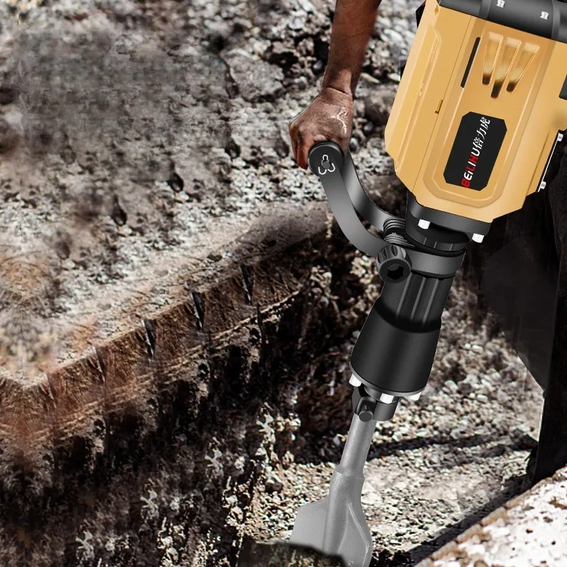 آلة حفر الأشجار الكهربائية متعددة الوظائف بقدرة 3300 وات/2800 وات، ملحقات الأرض، آلة كرة التربة، اختيار سحق الخرسانة #3