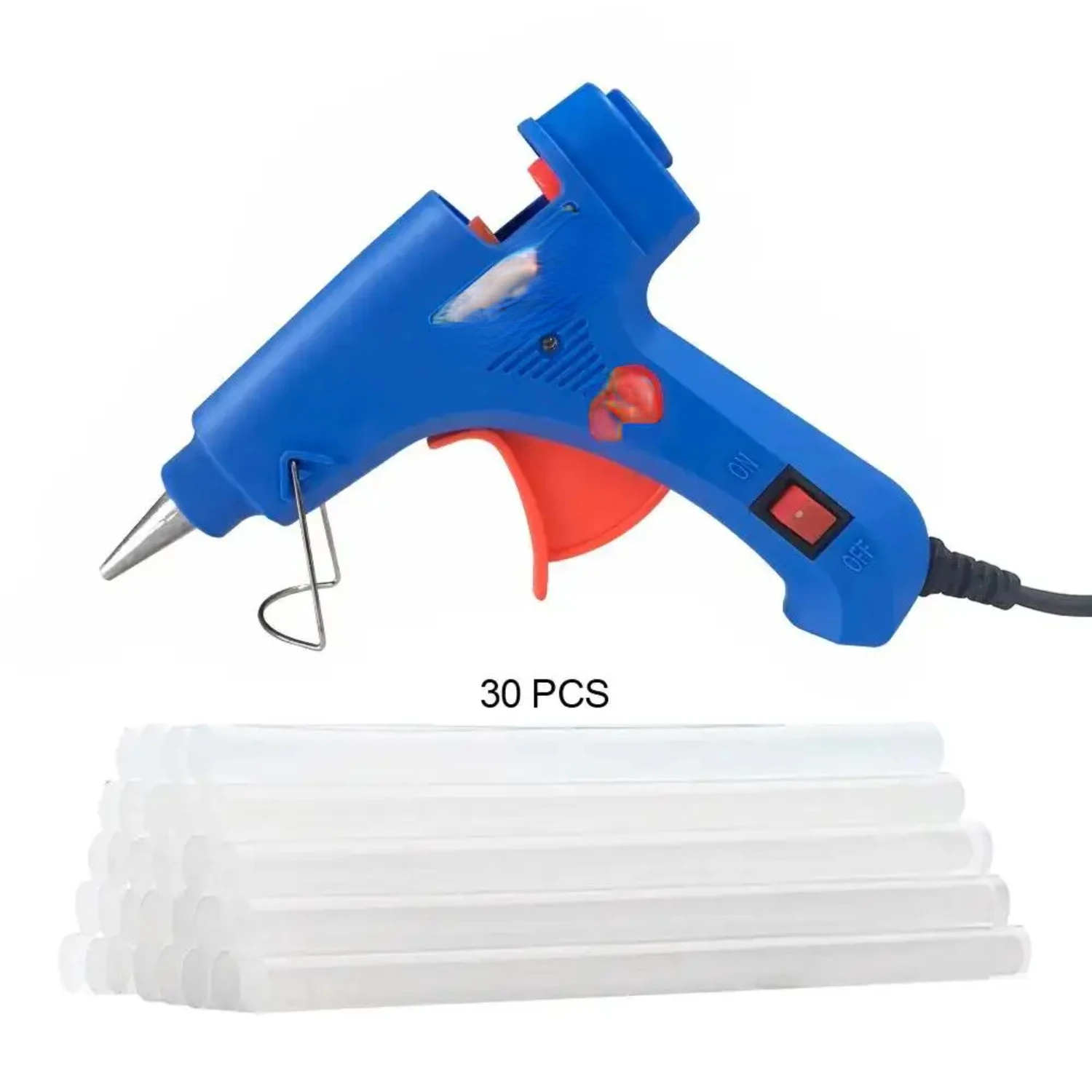 High Temperature 20W Glue Gun for 7mm Sticks - Industrial Thermo Repair Tool