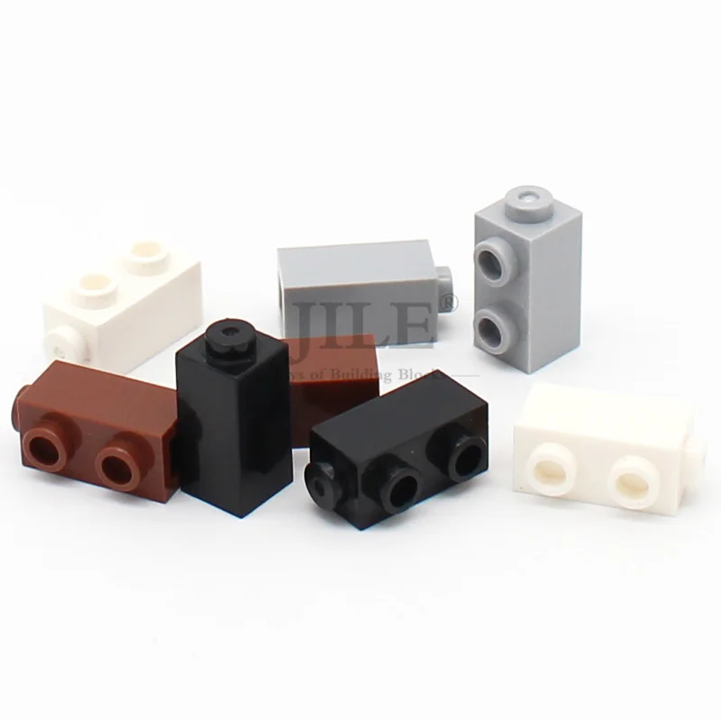 20pcs Moc Compatible Brick Modified 1x1x1 2/3 with Studs on Side 32952 DIY Building Blocks Creation Construction Particles