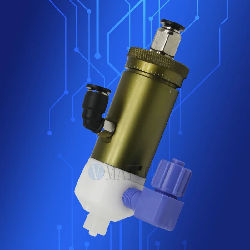 

VC7070 Anaerobic & Glue Dispensing Valve, Precision Anti-Clog Dispenser for Threadlocker/Super Glue/Low Viscosity Adhesives