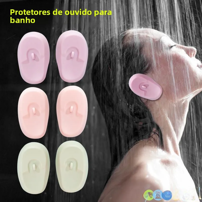 防水イヤーキャップ、ヘアカラーや洗髪用、シリコン製耳プロテクター、ピアス穴用、家庭用、日常使用に最適