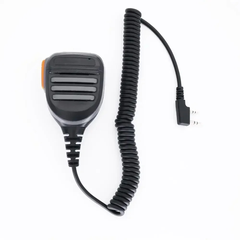 

2 Pin K Type Metal Panel PTT Remote Mic Handheld Waterproof Speaker for BAOFENG UV-5R 888S UV-82 UV-S9 KWEWOOD TYT Radio