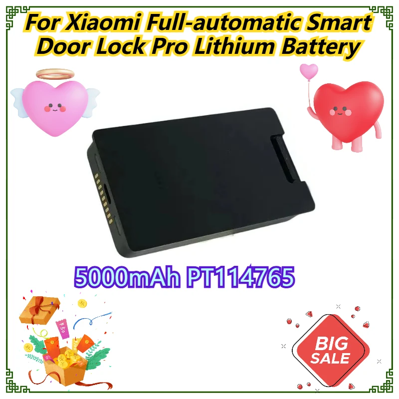 

5000mAh PT114765 For Xiaomi Full-automatic Smart Door Lock Pro Lithium Battery