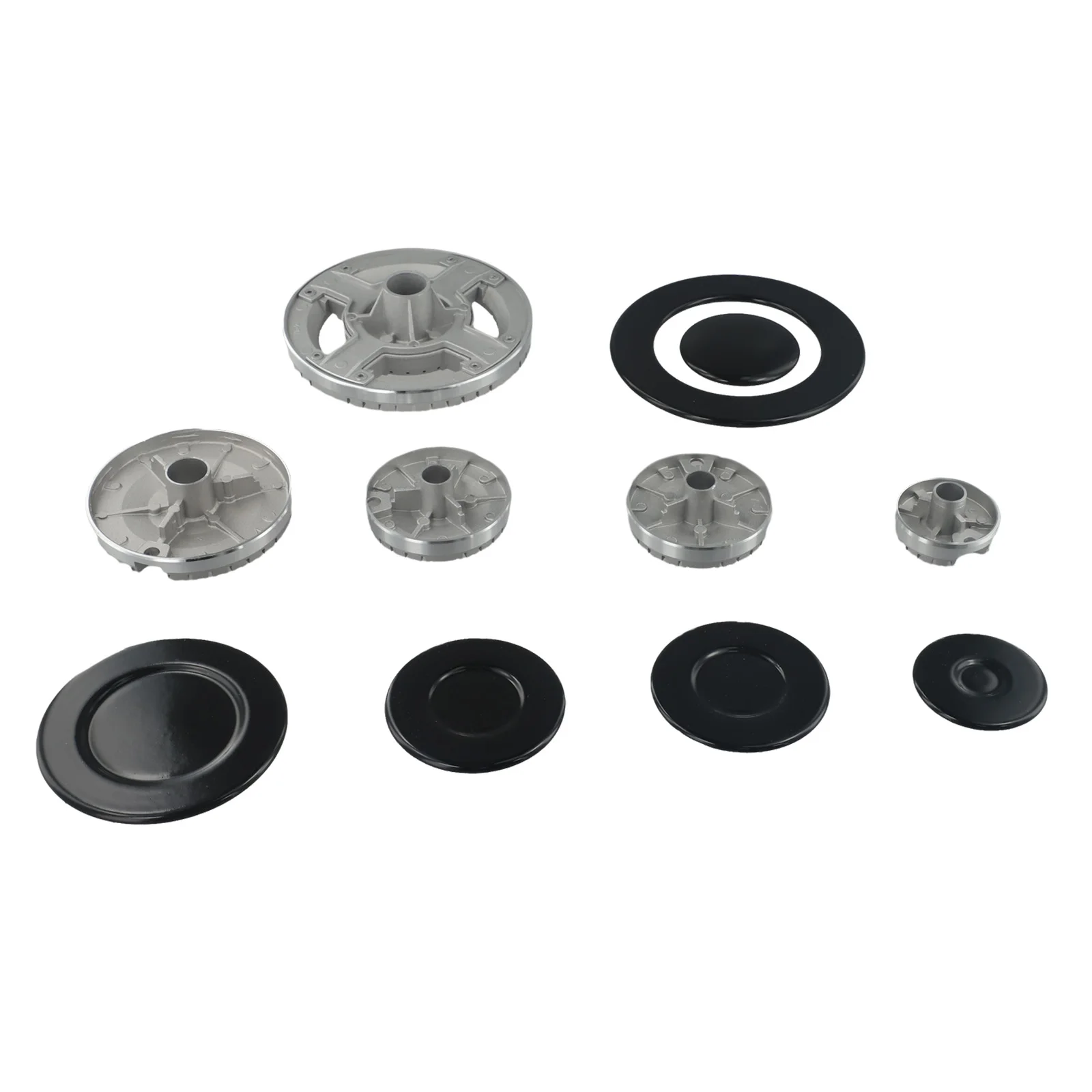 Металлическая крышка для газовой печи, комплект для печей Sabaf, крышка с короной и пламенем, запасная часть для головки газовой плиты, основные электрические аксессуары