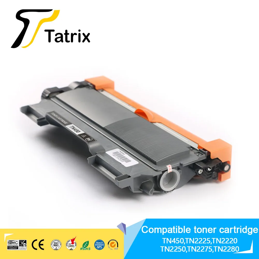 TN450,TN2225,TN2220,TN2250,TN2275,TN2280 Compatible Toner Cartridge For Brother MFC-7360/7362/7460/7470/7860/7290 FAX-2890/2990