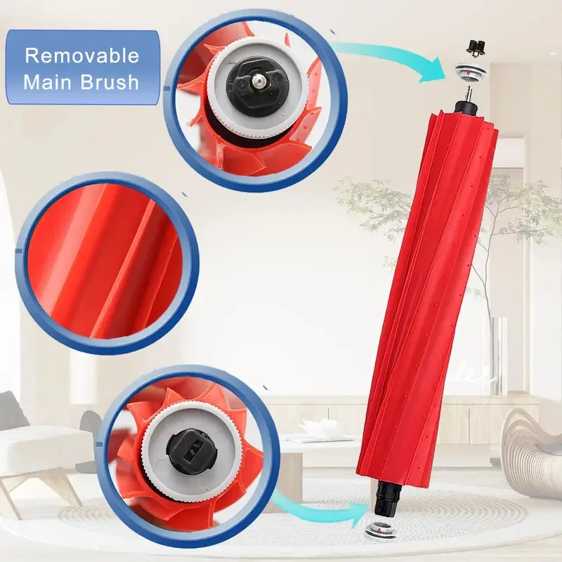 Zubehör für Roborock Q Revo für Roborock P10 P10 A7400RR Staubsauger Hauptseitenbürste Hepa-Filter Mopptücher Staubbeutel