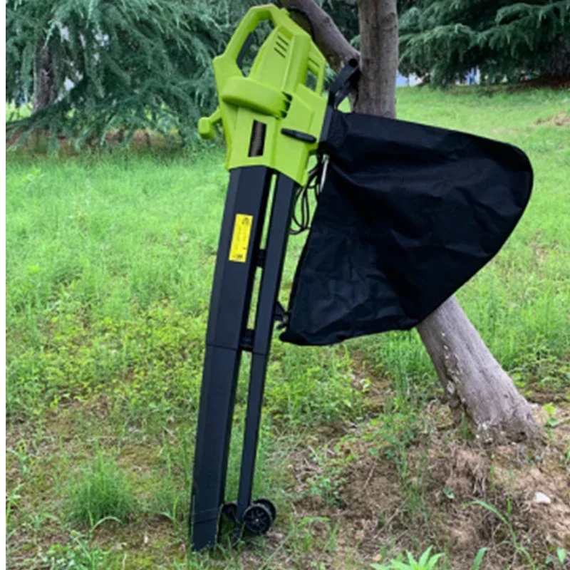 Ventilador de folhas elétrico, triturador de folhas, soprador de alta potência, coletor de poeira, sopro e sucção de alta eficiência