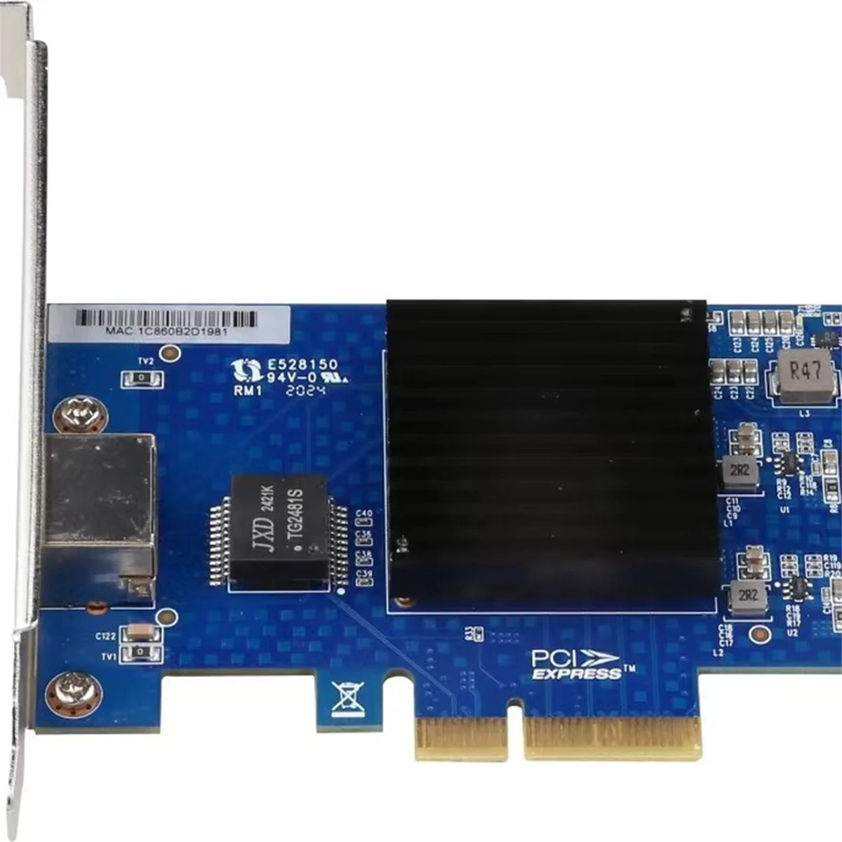 A51I PCIE 3.0 4X 10G Network Card AQC107 Server NIC Compatible with X8/X16 for Linux Win10/11 System