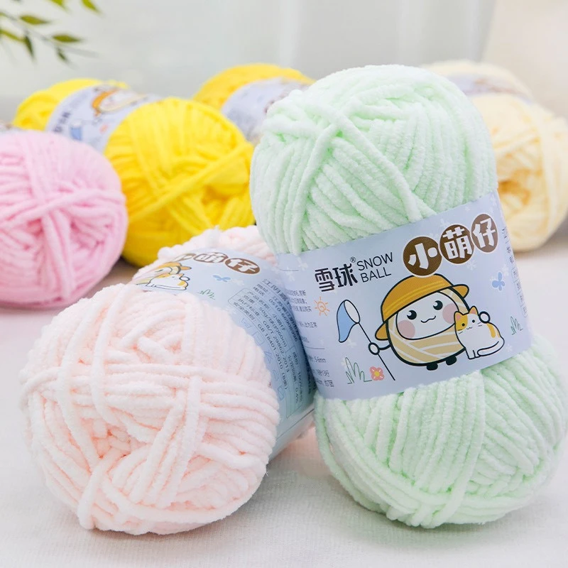 1pc 50g Handmade DIY Knitting Yarn Wool Line Scarf Hat Soft Thickness Line Crochet Yarn for Knitting - Image 3
