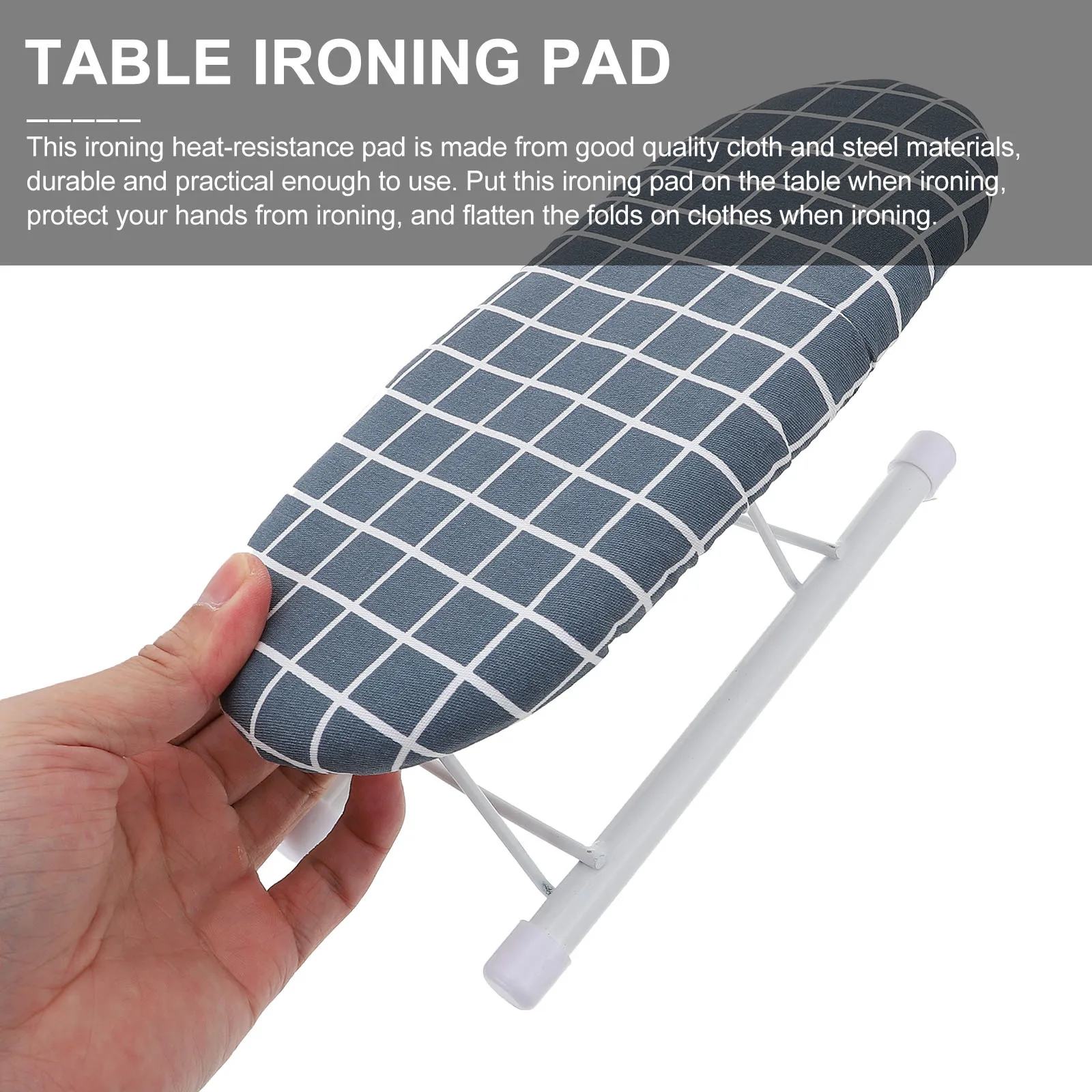 

1Pcs Ironing Board Accessory Heat Resistant Mini Table Ironing Pad for Sleeve Cuff Collar Wrinkle Removal Home Office Use