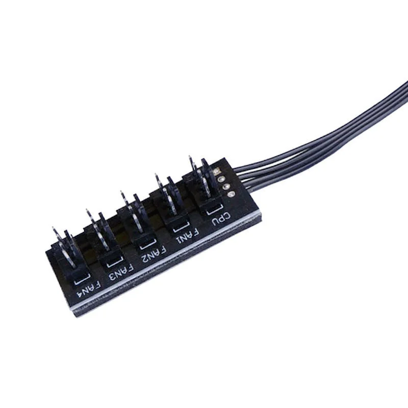 5 4-pins Molex PWM CPU Cooler / Case / Chasis Cooling Fan Power Cable 4Pin Hub Splitter Adapter