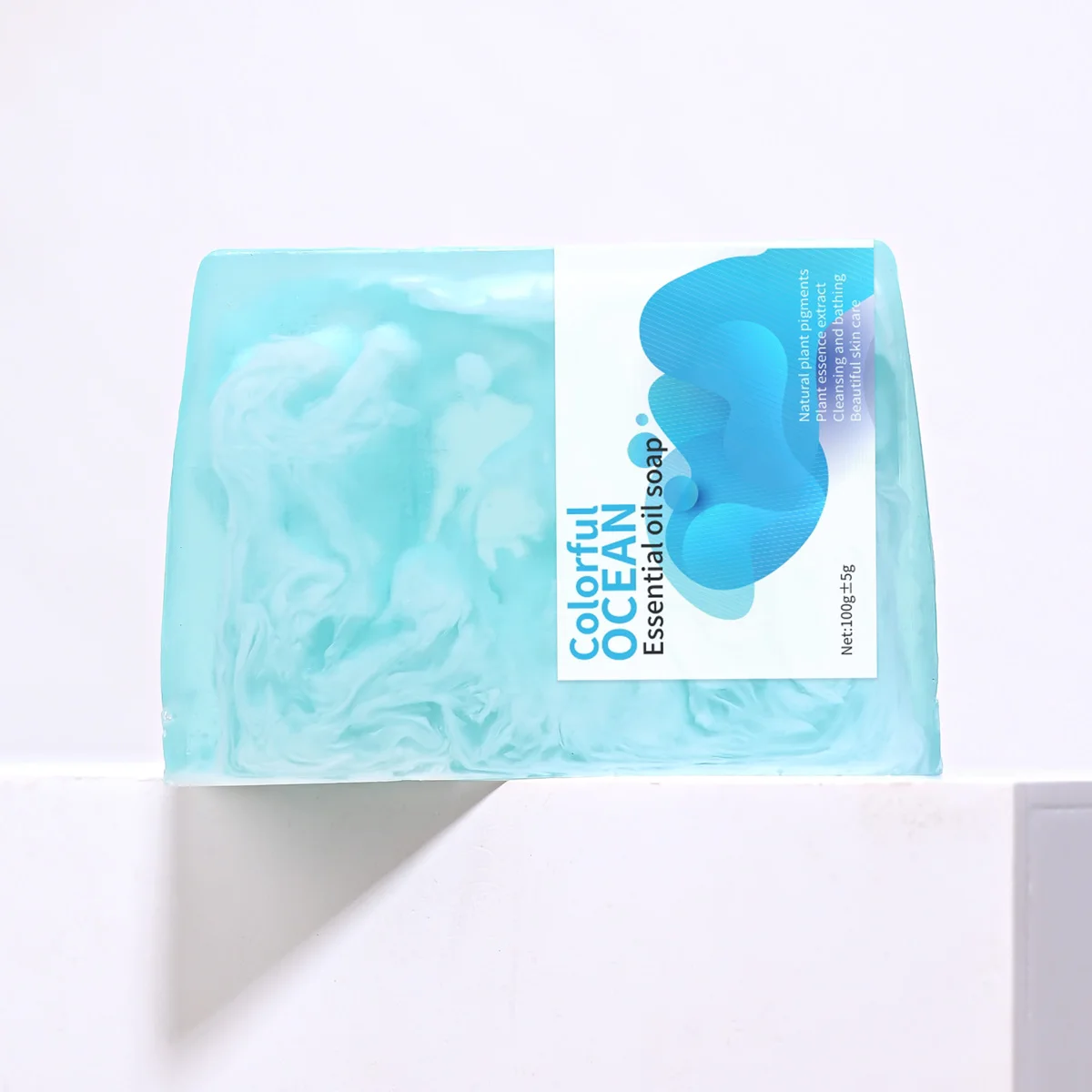 

Красочное океанское мыло, Лидер продаж, 100% натуральная роза, мыло ручной работы с эфирным маслом розы, увлажняющее розовое органическое мыло ручной работы