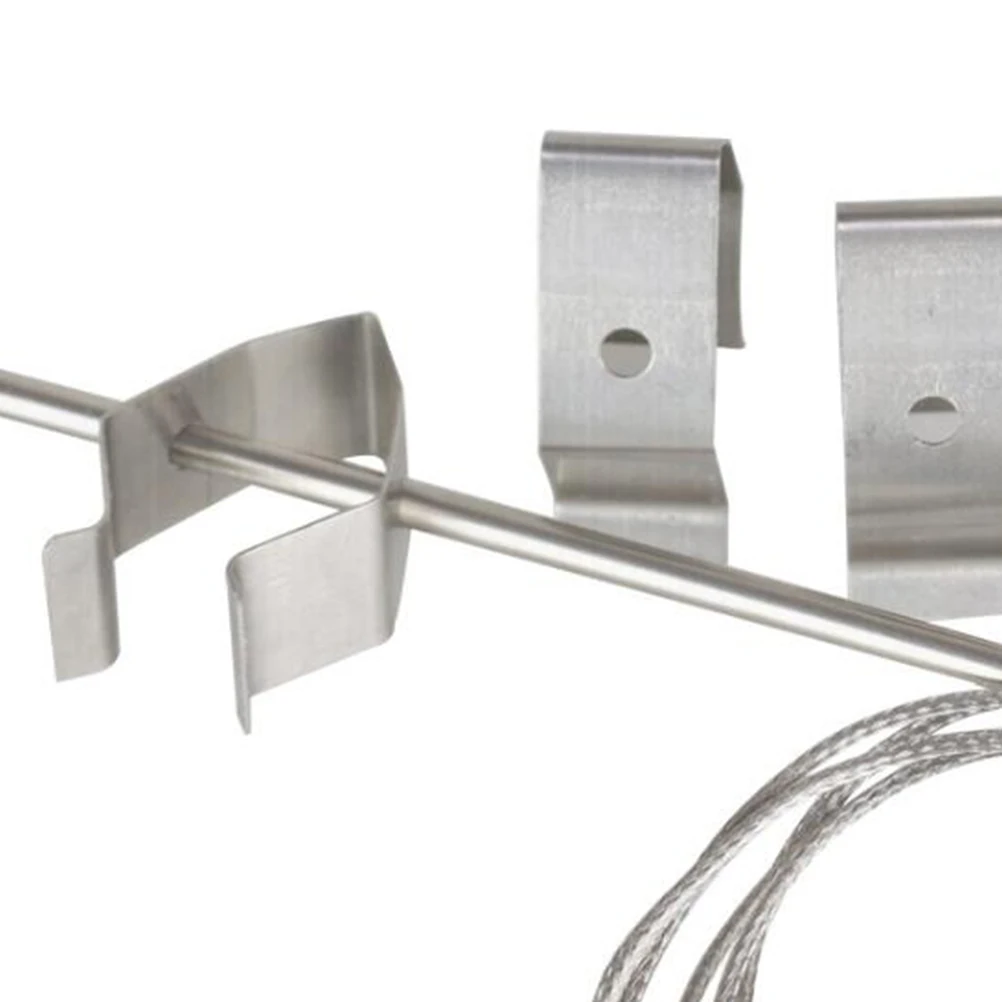

5 PCS Thermometer Temperature Measuring Clip Probe Holder BBQ Meat Grill Accessories Outdoor