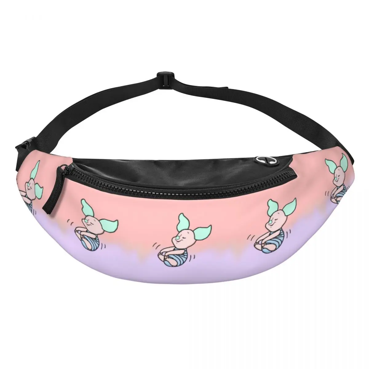 

Custom Fashion P-Piglets Anime Big Movie Fanny Pack for Traveling Men Women Crossbody Waist Bag Phone Money Pouch