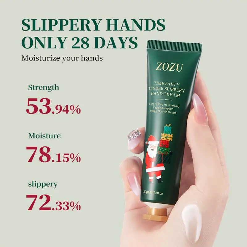

ZOZU New Christmas Tree Hand Cream Nourishing Moisturising Anti-dry Crack Hand Cream Hand Hydration Lotion Ladies Gift