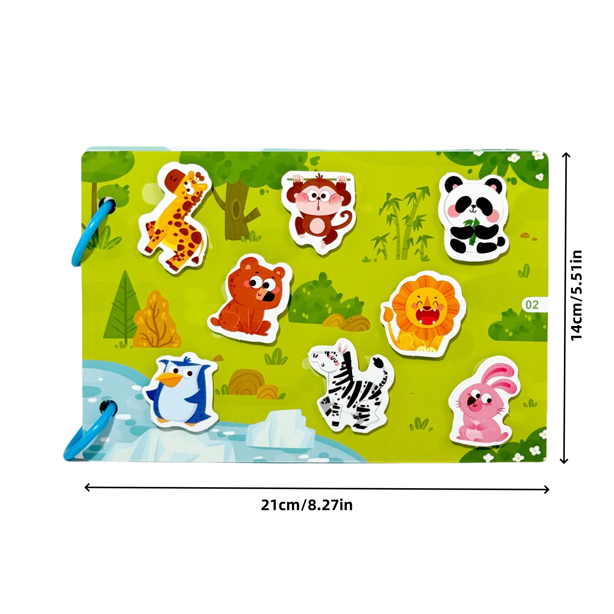 Dinosaur Fruit-Themed Busybook Quiet Book, with 5 Major Themes and Various Accessories, Designed for Children Aged 36 Months and Above, Covering Numbers, Letters, and Colors, with Clear and Easy-To-Understand English Instructions, Tailored to Children's Cognitive Development, Promoting Hand-Eye Coordination and Basic Skills, the Perfect Choice for Children's Day and Christmas Gifts