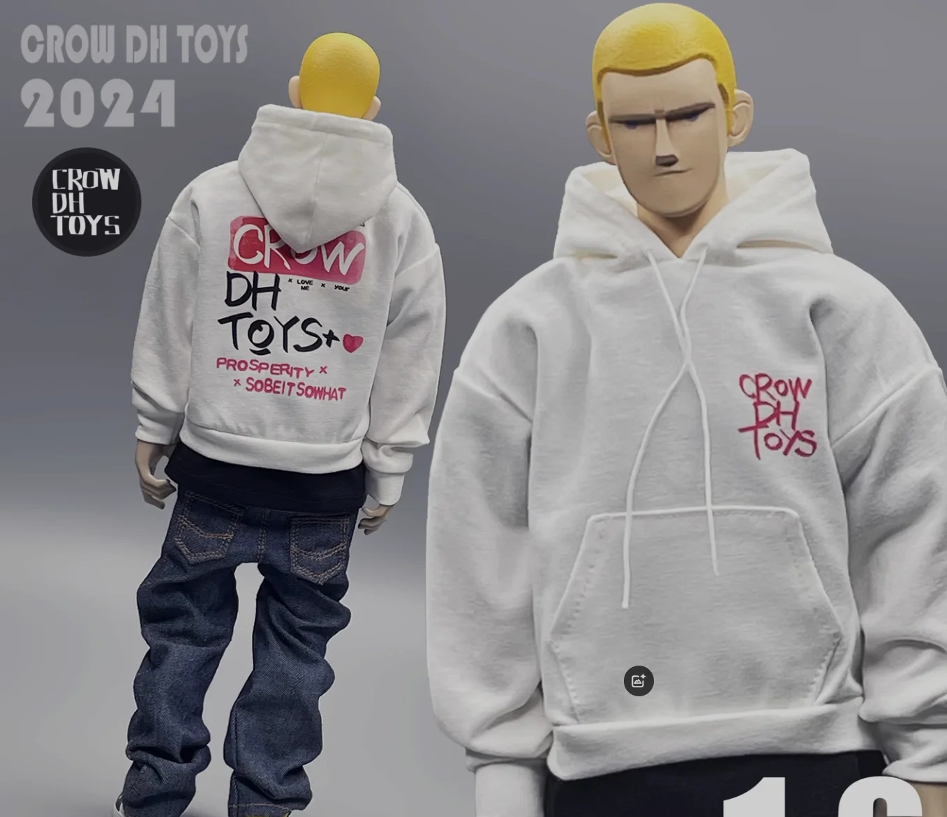 

1/6 Male Soldier Clothing Accessories Fashion Hoodie Fat Big Style Model For 12'' Action Figure Body In Stock