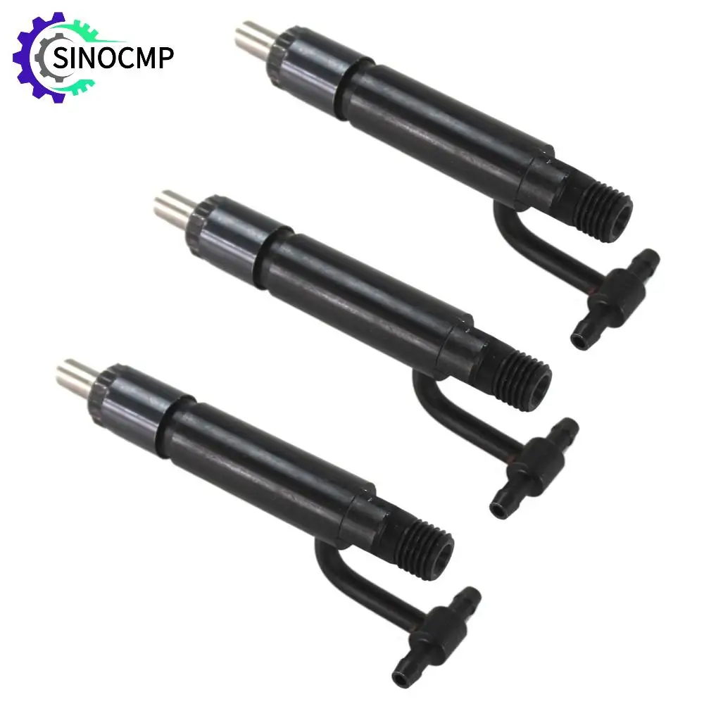 SINOCMP 3pcs Fuel Injector For Yanmar 3TNE82A 3TNE82 3TNV82 3D82 3D82EA Engine Parts Injectors Nozzle Automobile Accessories