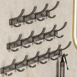 no drill Door Behind Hook Storage Wall Hanging Clothes Hanger Coat Hook Punch-free Bathroom Hanger Bedroom Organizer Storage Kit