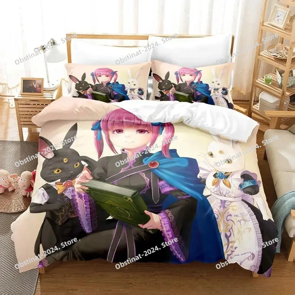 

3D Printing Ascendance Of A Bookworm Bedding Set Cartoon Anime three-piece Set Adult Kid Bedroom Duvet Cover Sets Home Textiles