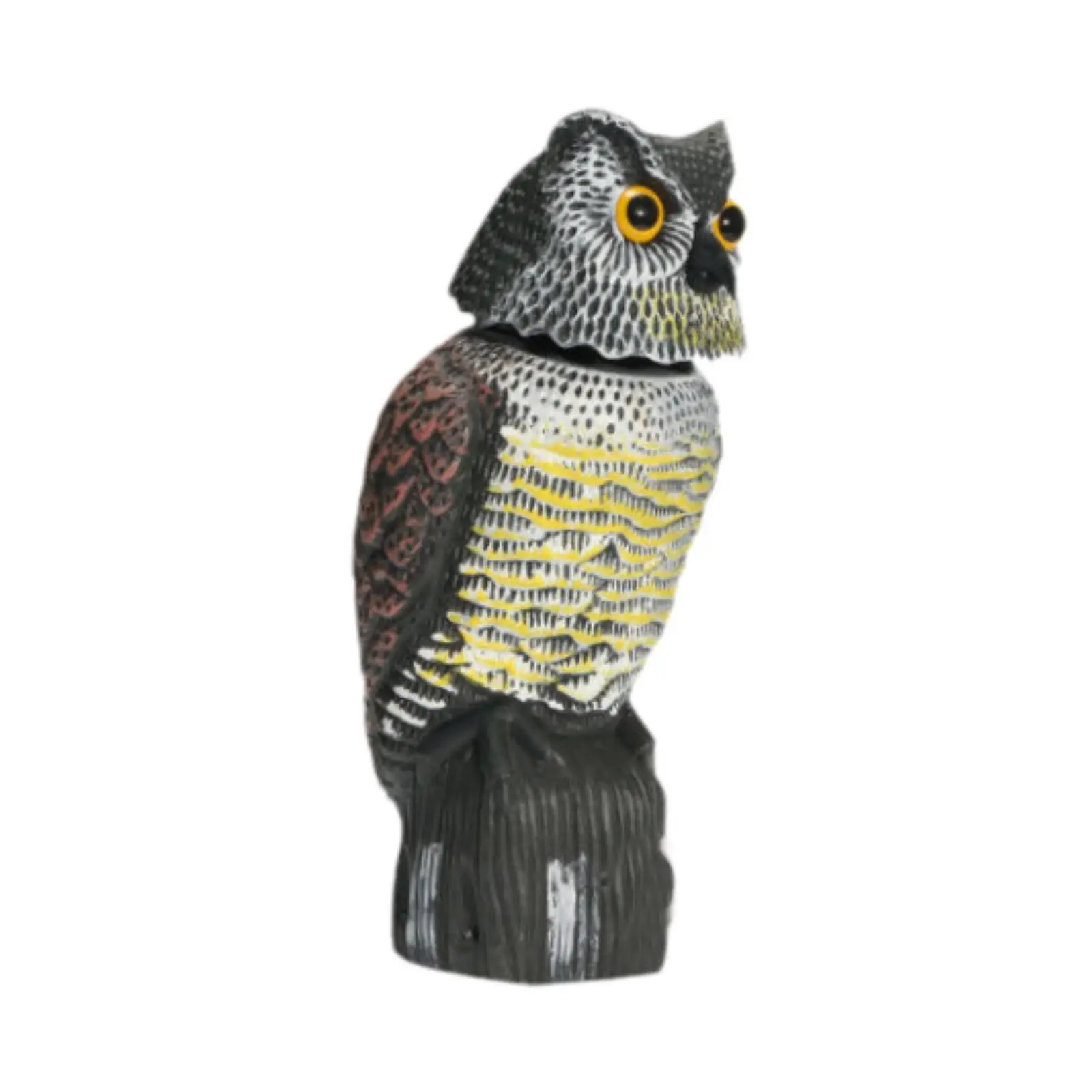 

Simulation Owl Decoy Statue Creative Resin Ornament for Patios Farmland Yard