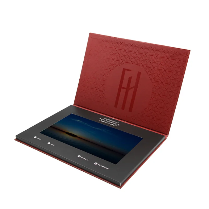 

Customized 10 inch Factory Direct Price 10.1inch LCD Screen Video Brochure / Video Greeting Card