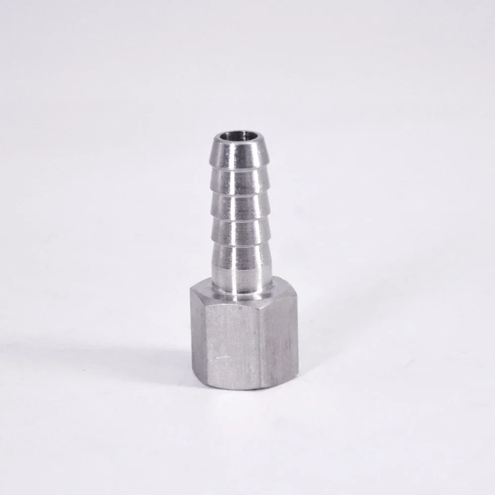 M6 8 10 12-20 Metric 1/8" 1/4" 3/8" 1/2" BSP Female Male 6 8 10 12 14-20mm Hose Barb Pipe Fitting Coupler 304 Stainless Steel