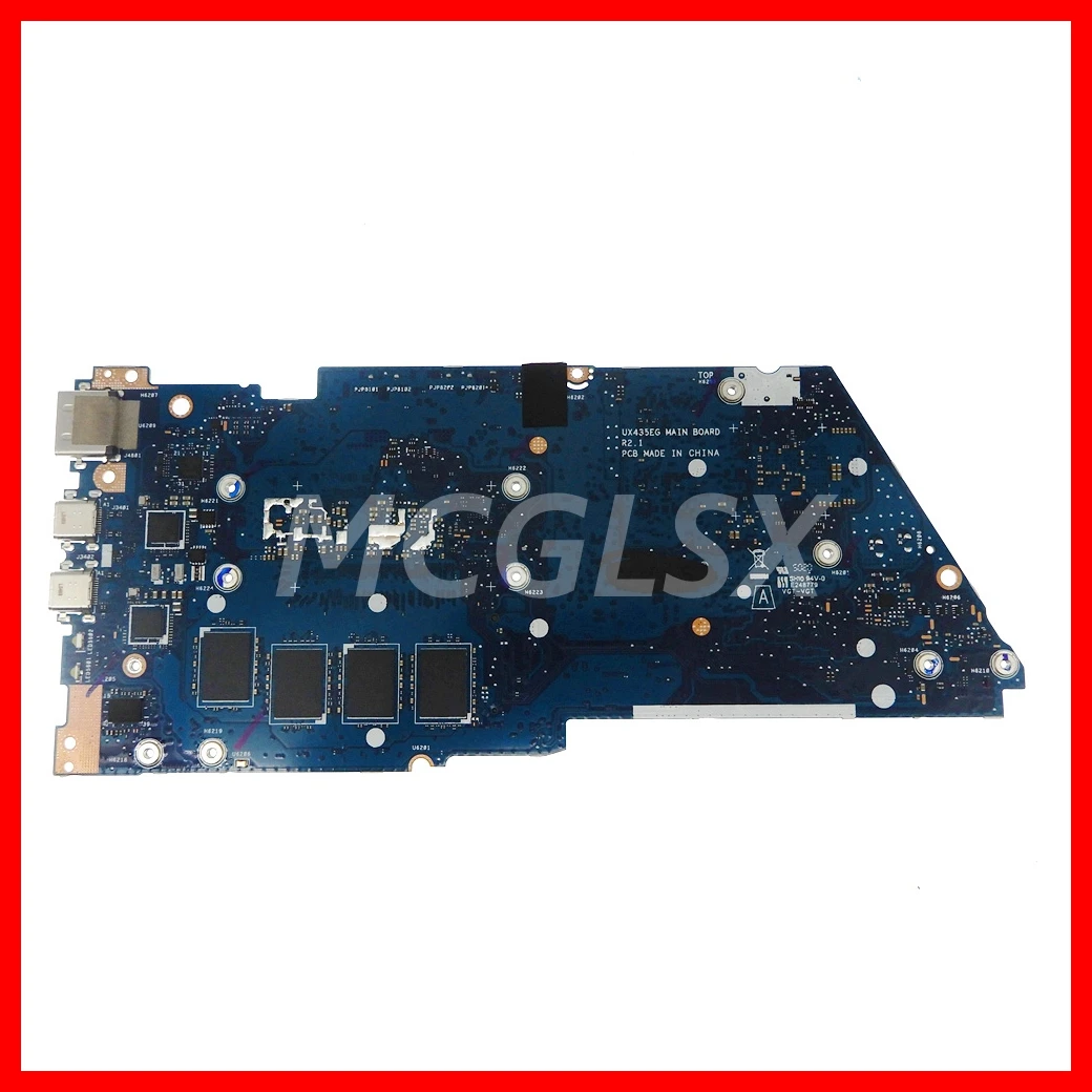 UX435EG Mainboard For ASUS UX435E UX435EA BX435E RX435E UX435EGL UX435EAL Laptop Motherboard I7-1165G7 MX450-V2G GPU 16GB-RAM