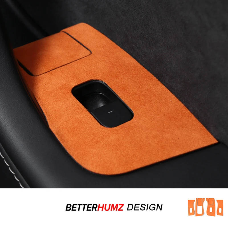 

Для Tesla Model 3 Model Y 2019-2023 изготовлена из алькантары, панель оконного подъемника, защитная наклейка, аксессуары для тюнинга салона автомобиля