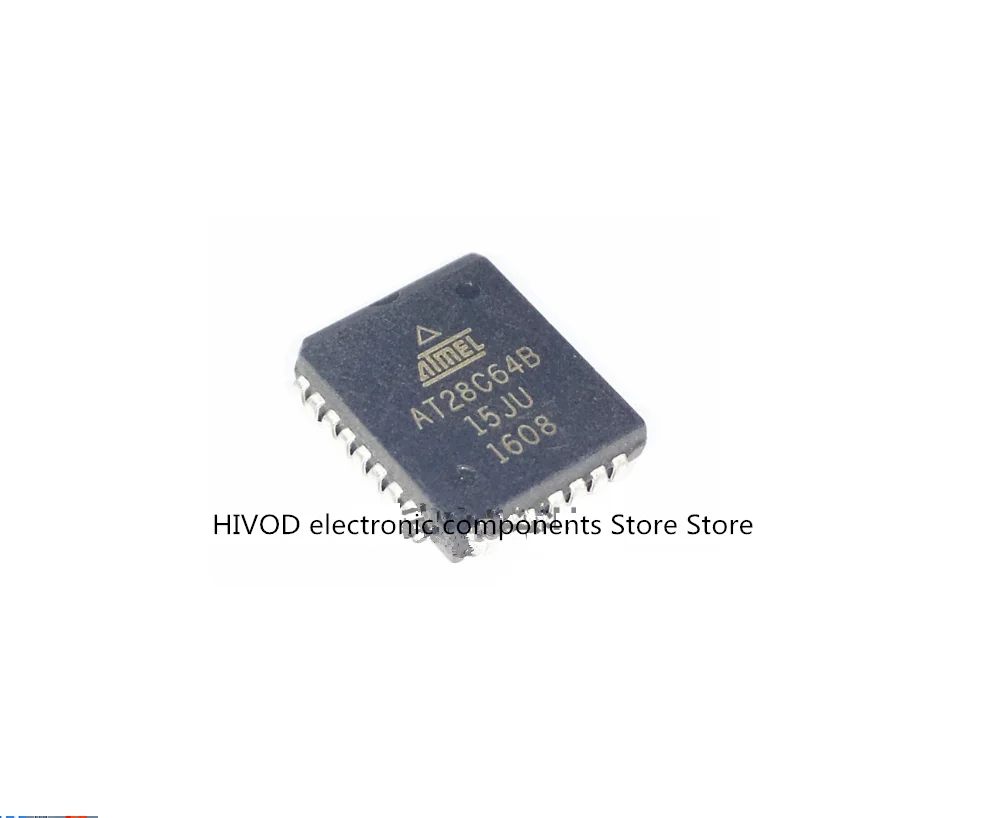 10PCS AT28C64B-15JU AT28C64B-15JI PLCC-32  memory chip JI original authentic