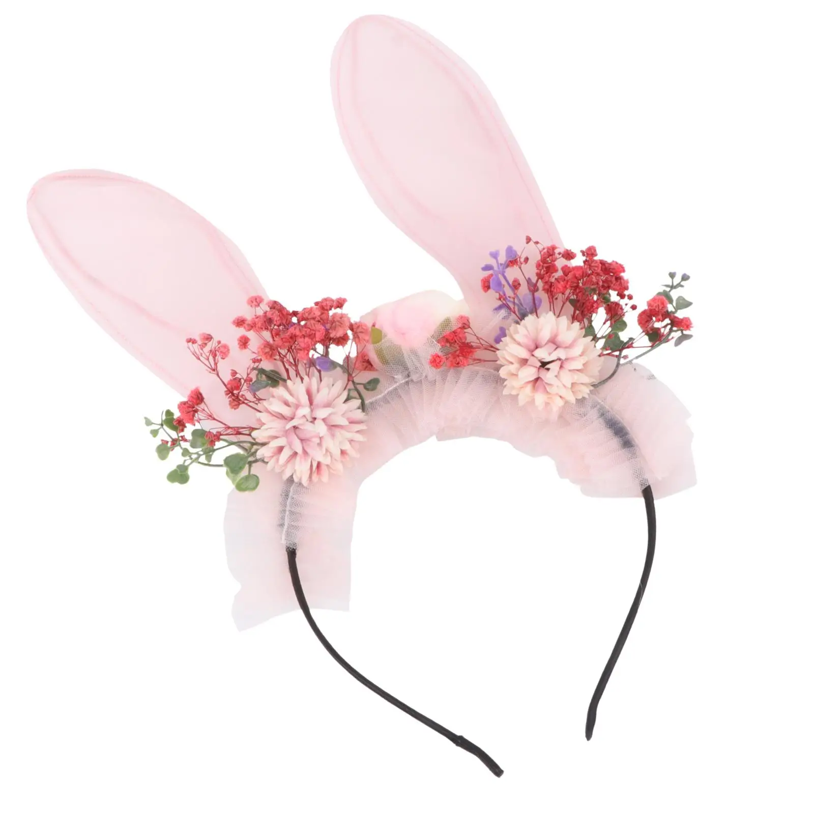 

Головной убор с кроличьими ушками, легкая не деформирующаяся повязка на голову с ушками пасхального кролика, вечерние обручи для волос, аксессуары для маскарадного костюма