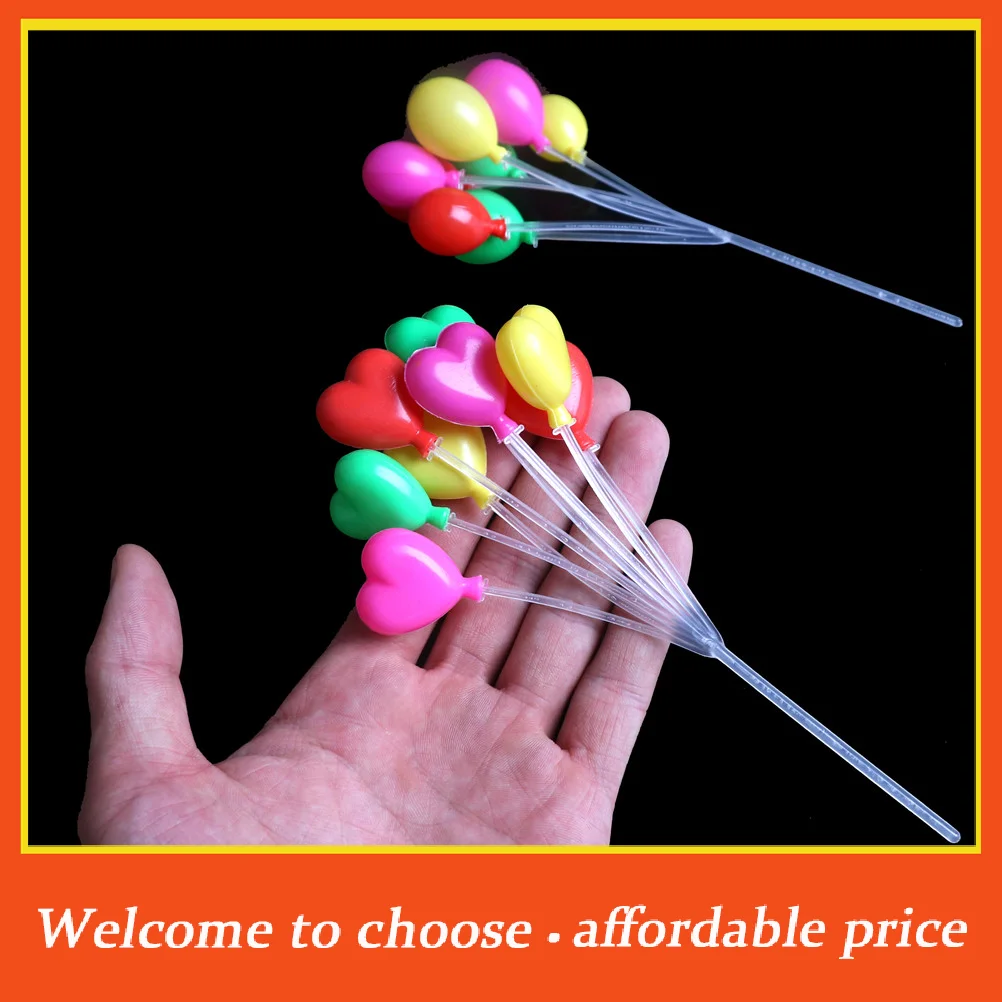 

TH 1pc new Dollhouse Miniature 1:12 Living Room Plastic Multicolor Balloon String Toys