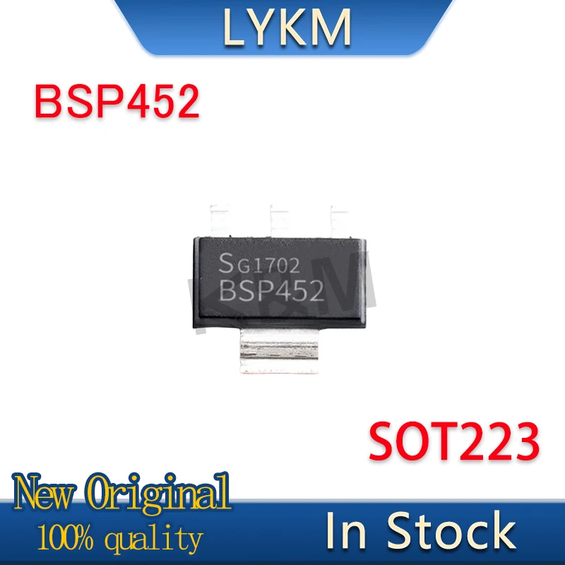 

5/PCS New Original BSP452HUMA1 BSP452 SOT223 Power switch chip In Stock