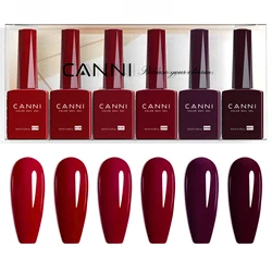 CANSettlement HEMA FREE-Kit de Verhéritage à Ongles Gel UV LED, Ensemble de Manucure, Cadeau de Noël Rouge, 9ml