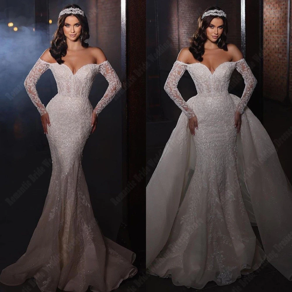 Sexy Mermaid Women Wedding Dresses Elegant Pretty Shining Princess Customized Bridal Gowns Princess Party Vestidos De Novia 2026