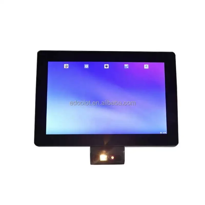 P1010 Terminale registratore di cassa con sistema POS touchscreen integrato da 10,1 pollici per vendite al dettaglio e di ristoranti in magazzino