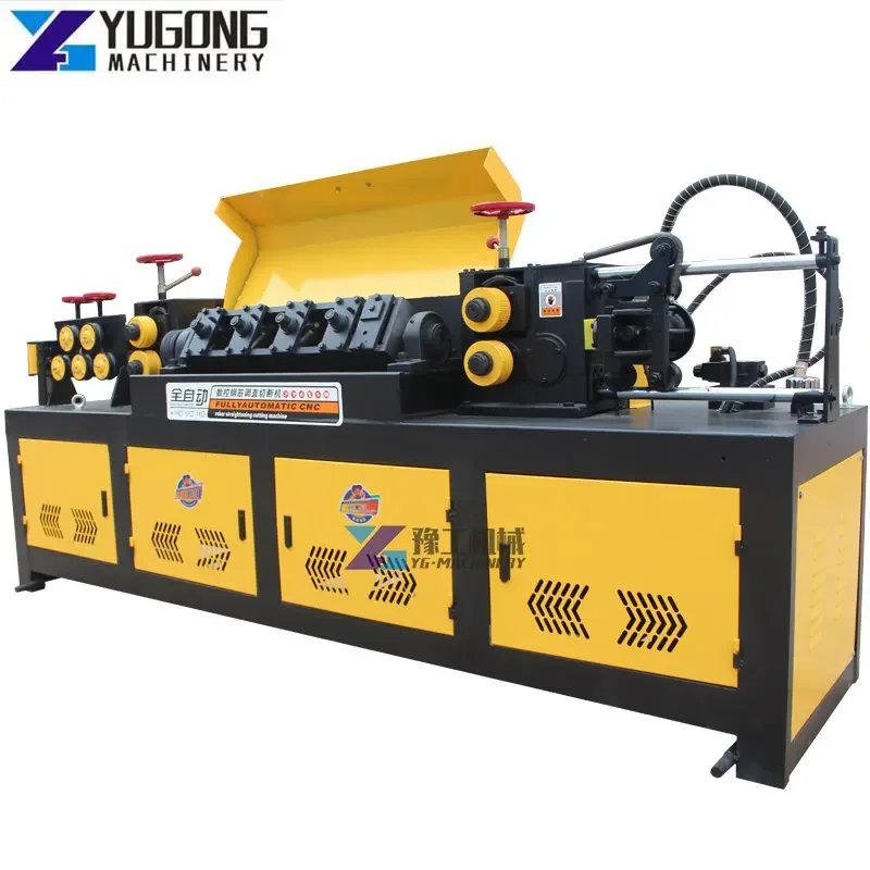 China Manufacturer Price Automatic Steel Rod Rebar Coil Wire Steel Bar Straightening and Cutting Machine for Sale