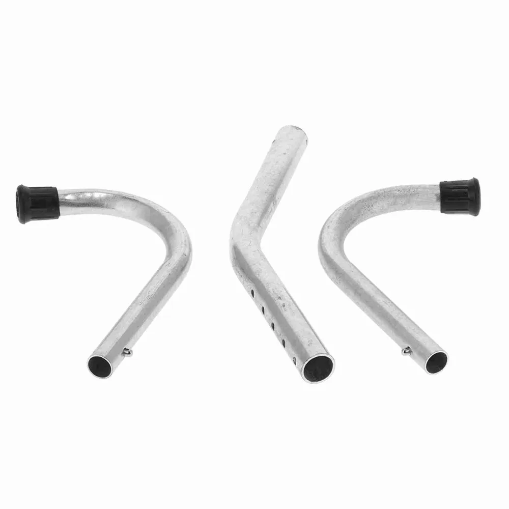 1 Set of 3 Galvanized Pipe Anti-Kicking Stick Plastic Soft Protective Cover Anti-Kick Rod Tool Adjustable Length Quick Operation
