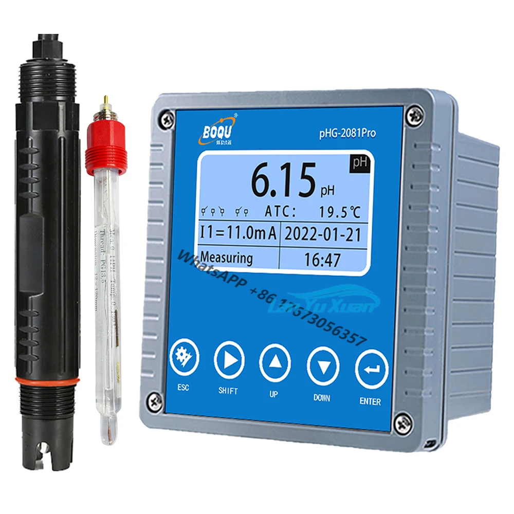 

BOQU PHG-2081pro Low Price Water Quality ing Detection Digital Online PH Controller Meter Dosing Pump Analyzer