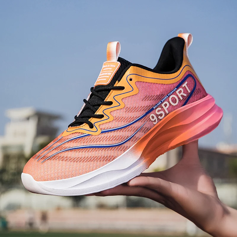 ELUVA Running Shoes for Men Lightweight Mesh Non Slip Athletic Shoes Wear Resistant Comfortable Walking Sports Shoes for Men