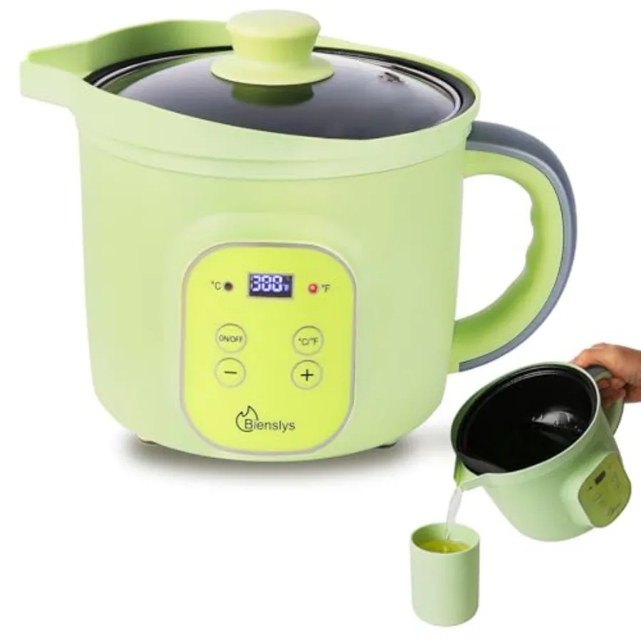 

Digital Wax Melter Pot 1.6Qts Electric Candle and Soap Making Warmer with Adjustable Thermostat 90-300°F Non-Stick Coating and